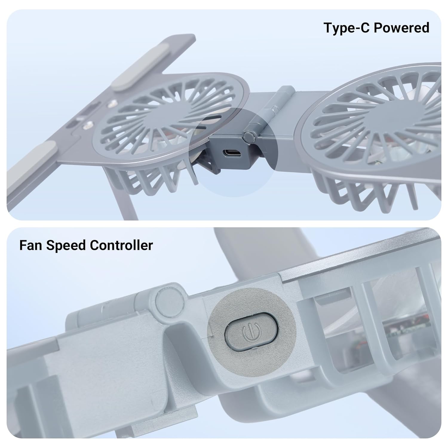 Compro™ Aluminum Alloy Laptop Stand with Dual Air cooling Radiator