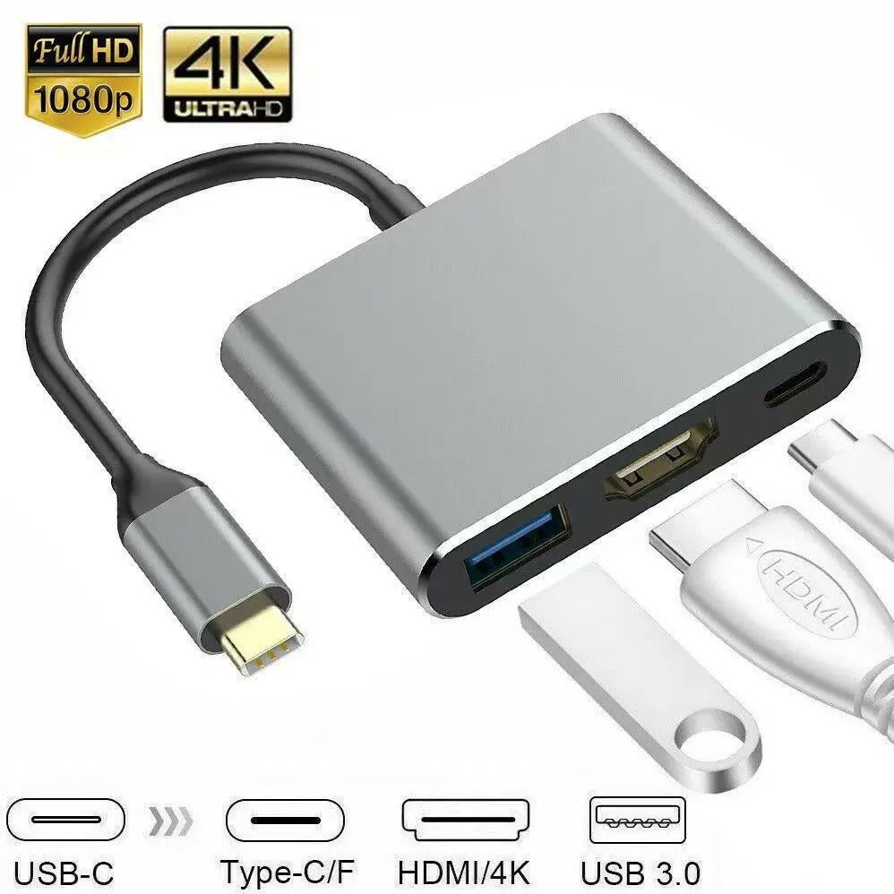 Compro™ USB Type C Hub 3-in-1