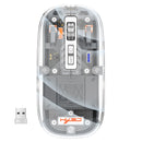 Compro™ 3 Modes Wireless Transparent 2.4G Mouse - Compro System