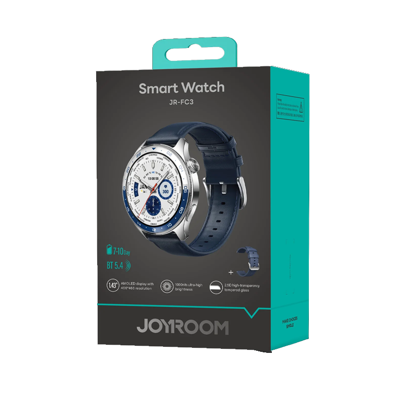 Joyroom JR-FC3 Classic AMOLED Bluetooth Calling Smart Watch
