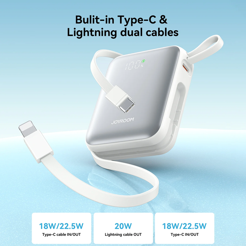 Joyroom JR-PBF27 22.5W Mini Power Bank 10000Mah