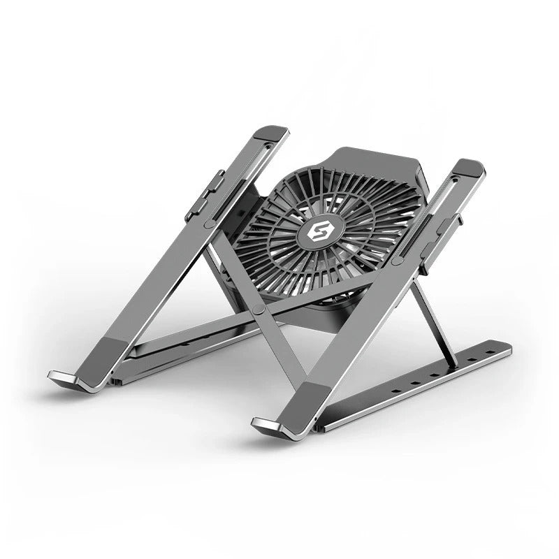 Compro™ Foldable Portable Laptop Stand with Cooling Fan