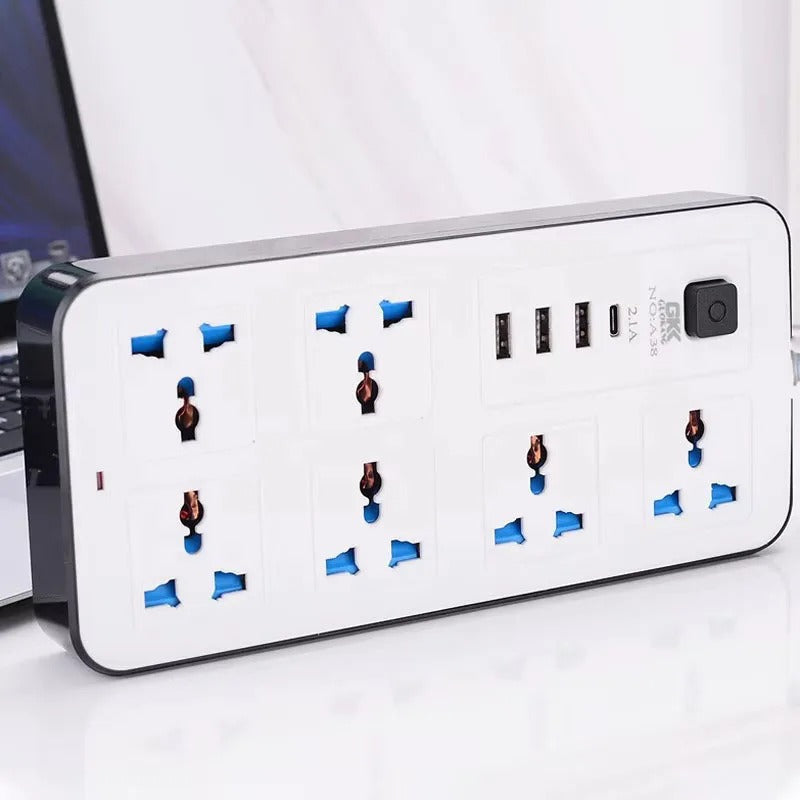 Compro™ Power Extension 6 socket+ 3 USB+ 1 Type C Port