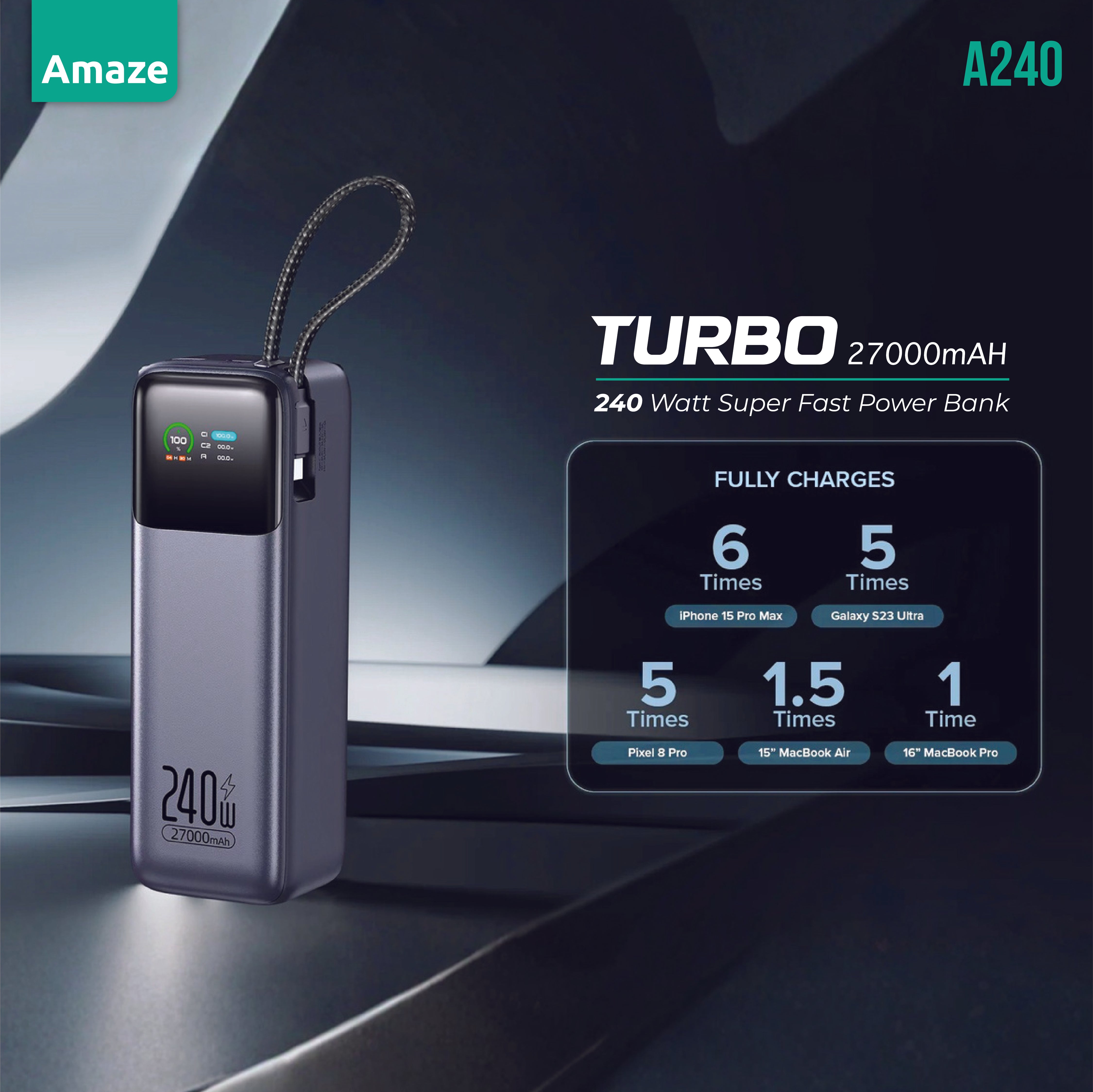 240 WATT SUPER FAST POWER BANK | A240