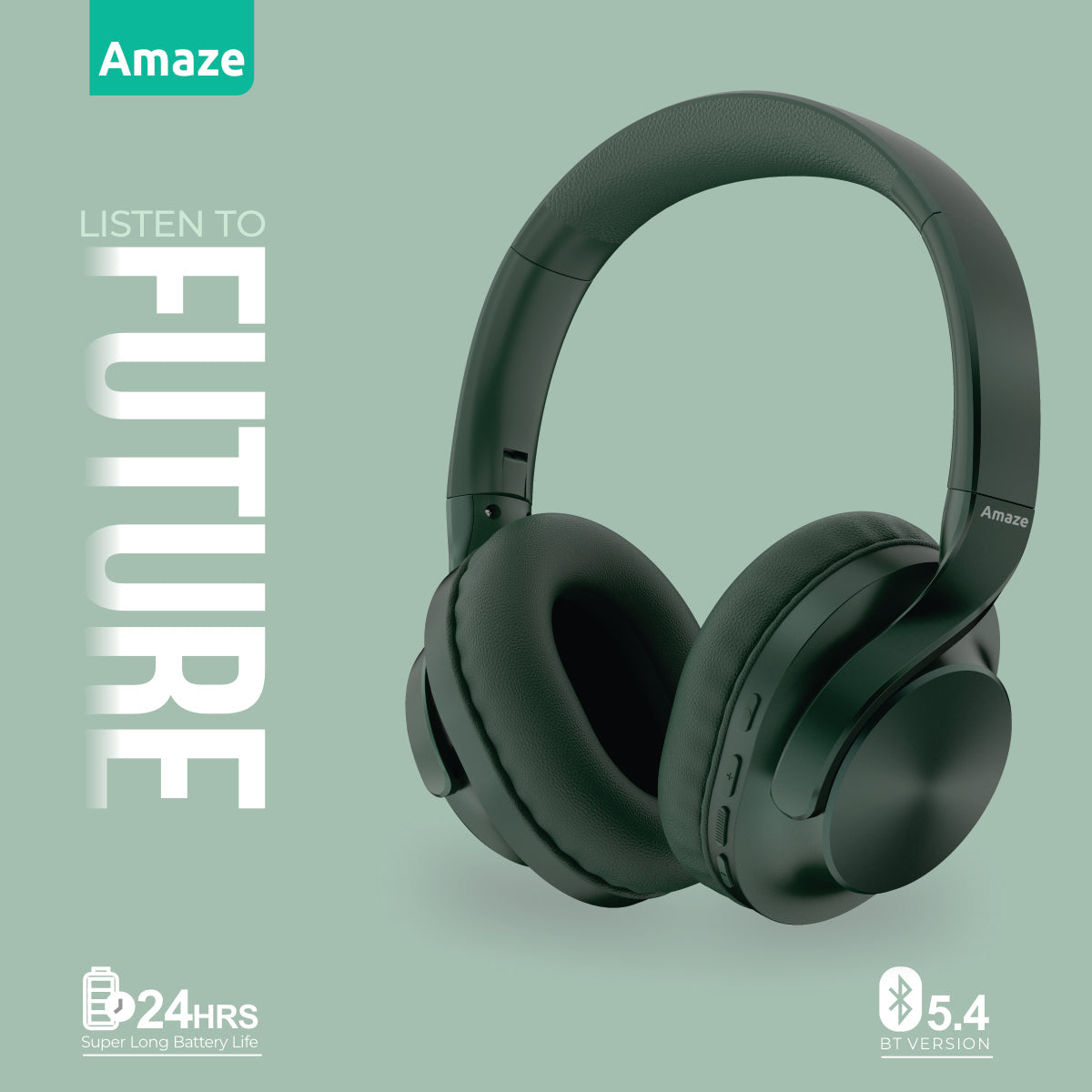 Strong Bass Wireless Headphone With 24hrs Time | A650