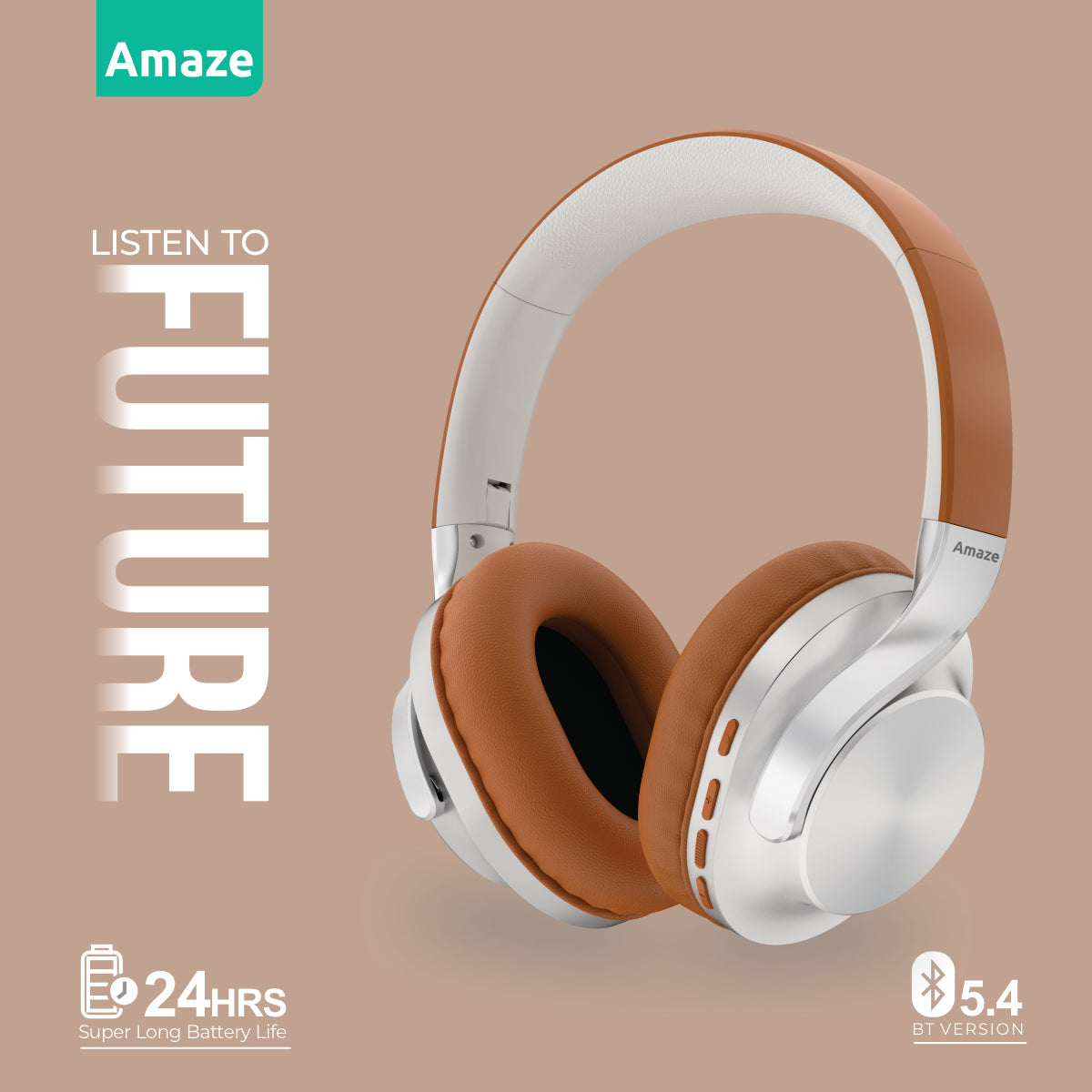Strong Bass Wireless Headphone With 24hrs Time | A650