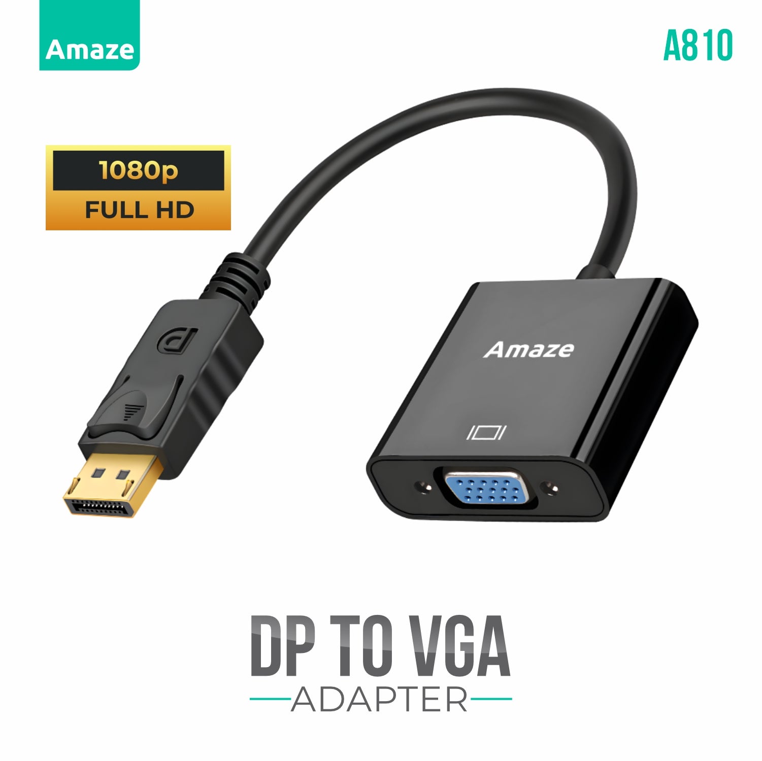 AMAZE DP TO VGA ADAPTER  | A810