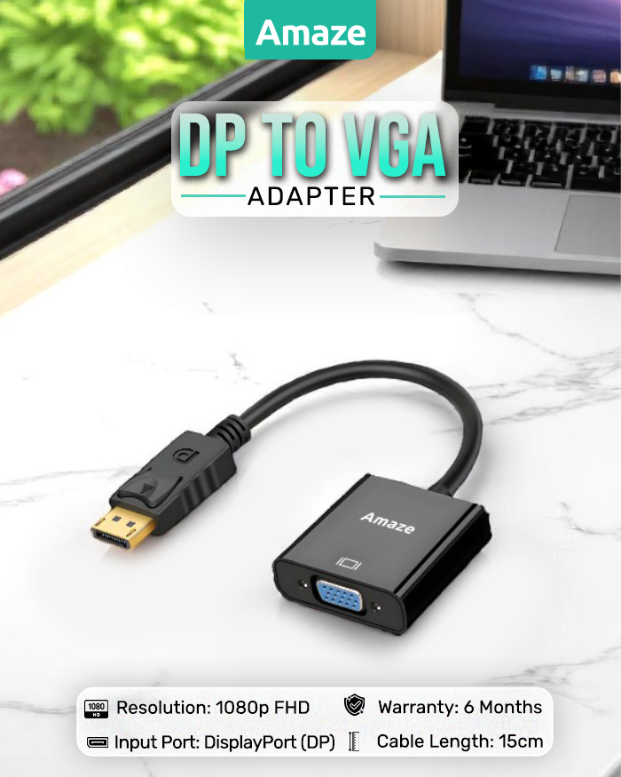 AMAZE DP TO VGA ADAPTER  | A810