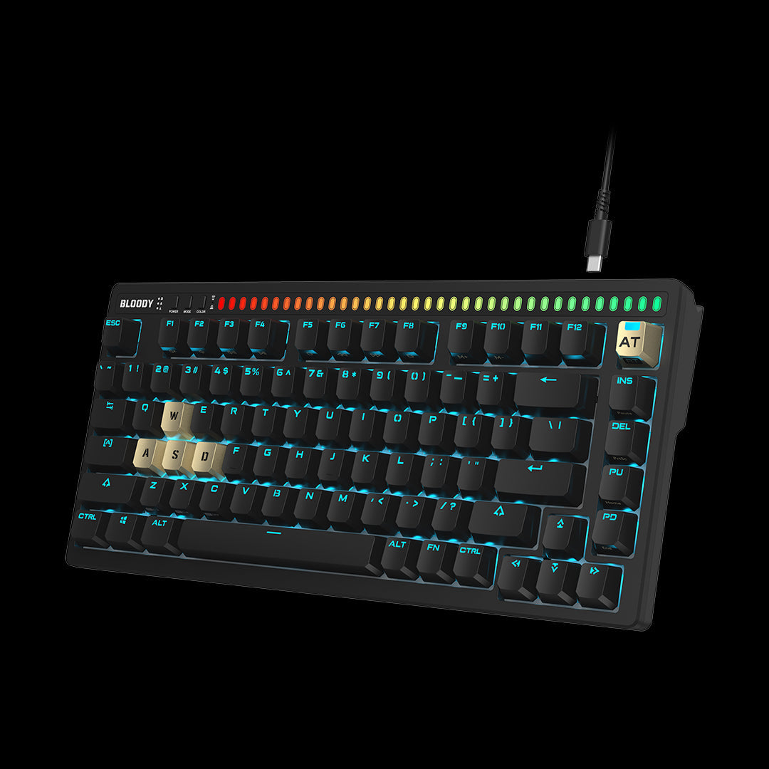 AT75 Alpha Optical Switch Mechanical Keyboard - Black
