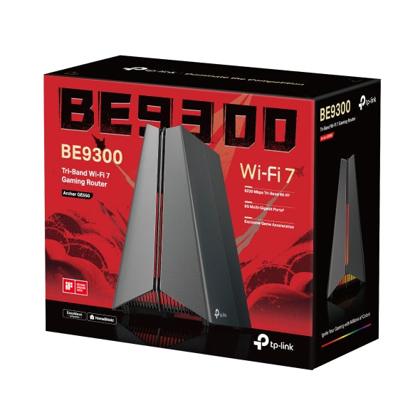 TP-Link  Archer GE550 BE9300 Tri-Band Wi-Fi 7 Gaming Router
