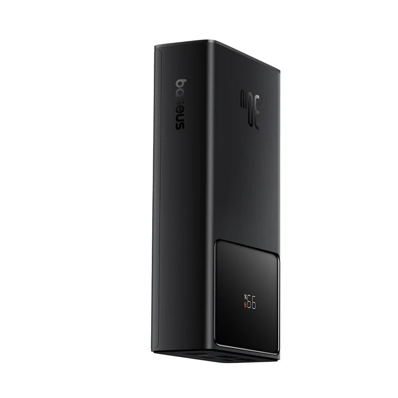 Baseus Star-Lord Digital Display Fast Charging Power Bank 10000mAh 30W Cluster Black（With Simple Series Charging Cable USB to Type-C 3A 0.3m Black）