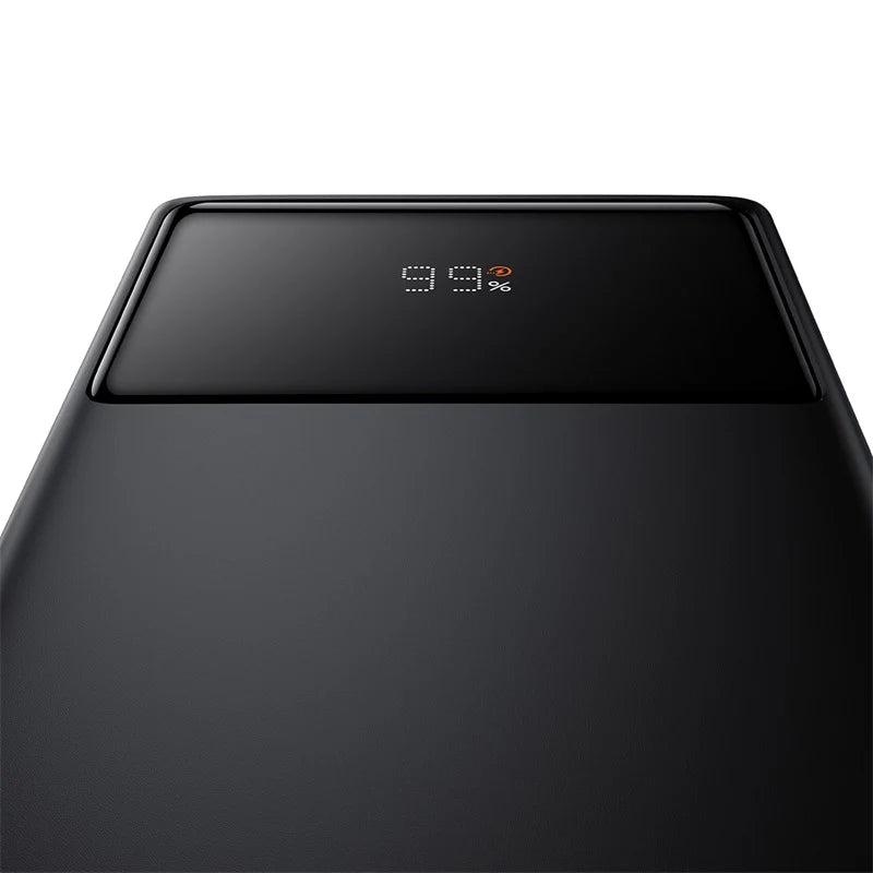 Baseus Star-Lord Digital Display Fast Charging Power Bank 10000mAh 30W Cluster Black（With Simple Series Charging Cable USB to Type-C 3A 0.3m Black）