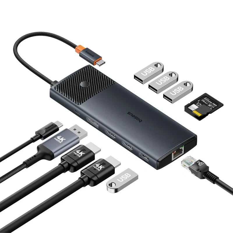 Baseus Metal Gleam Series II 11-in-1 USB HUB Docking