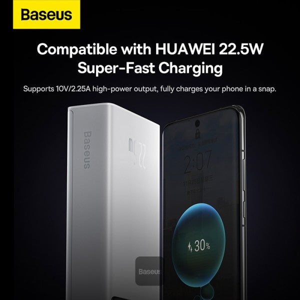 Baseus Star-Lord Digital Display Fast Charging Power Bank 20000mAh 22.5W (With Simple Series Charging Cable USB to Type-C 3A 0.3m ）