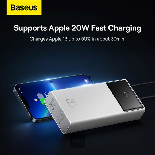 Baseus Star-Lord Digital Display Fast Charging Power Bank 20000mAh 22.5W (With Simple Series Charging Cable USB to Type-C 3A 0.3m ）