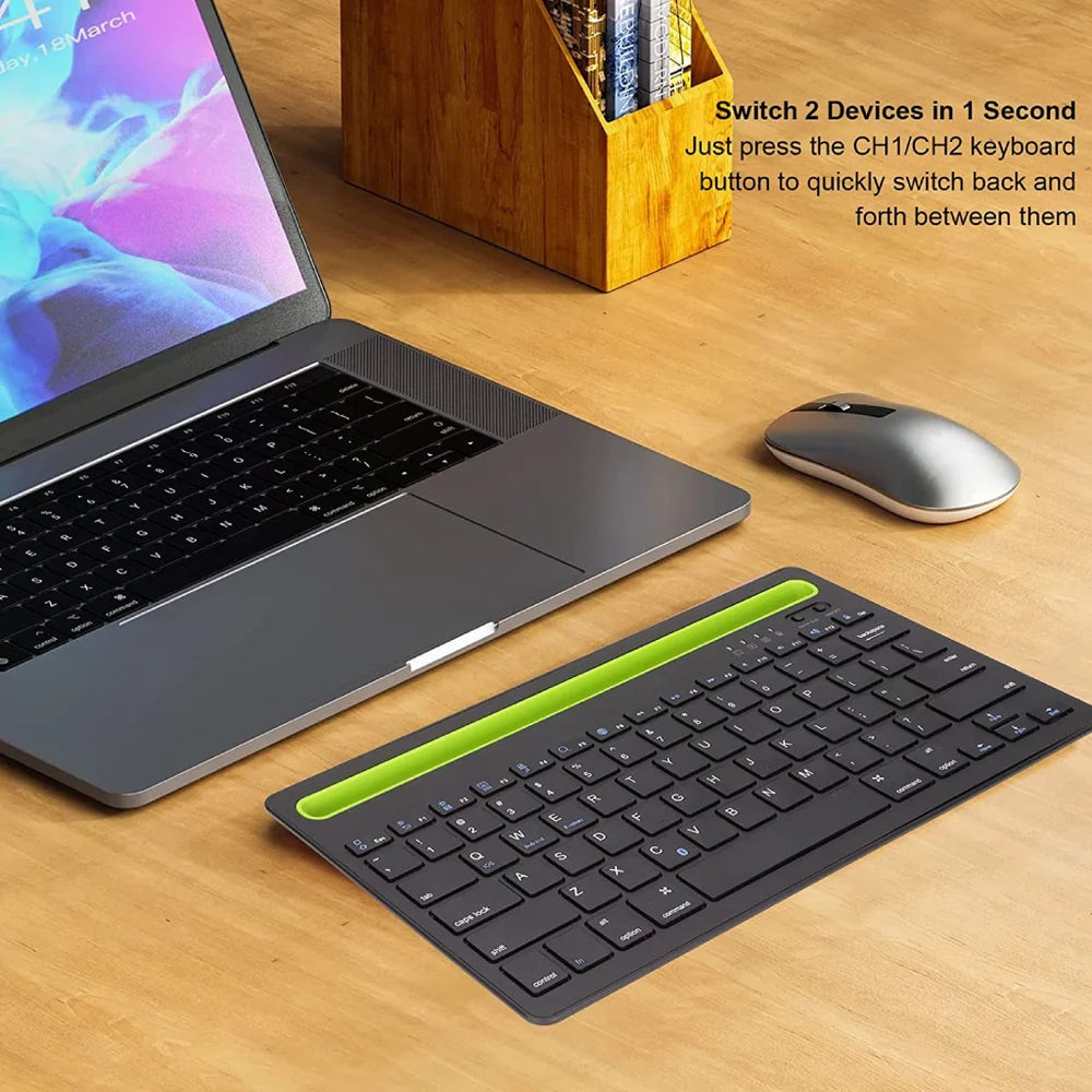 Compro™ Multi-Device Bluetooth Keyboard