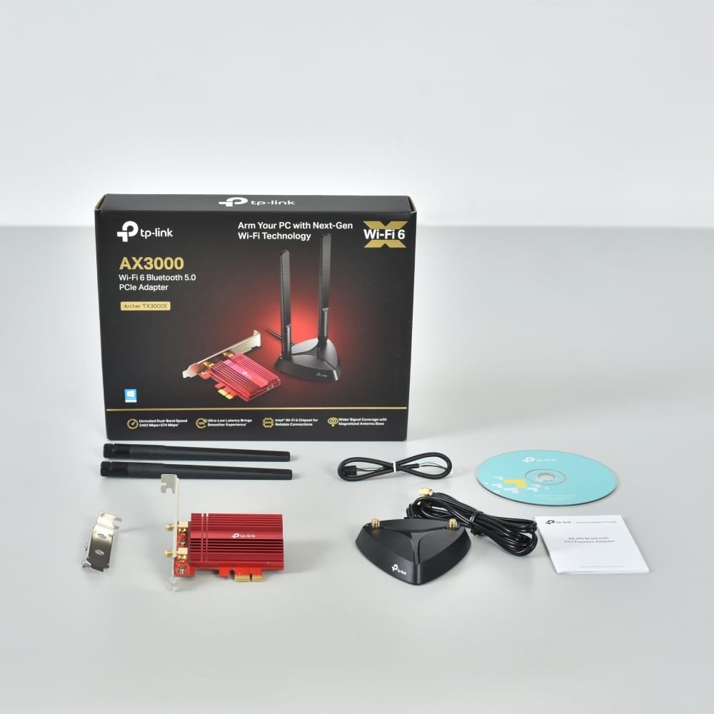Archer TX3000E AX3000 Wi-Fi 6 Bluetooth 5.0 PCIe Adapter
