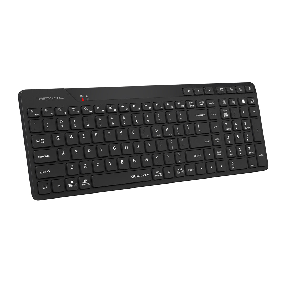 FBK27C AS Bluetooth & 2.4G Rechargeable Wireless Keyboard