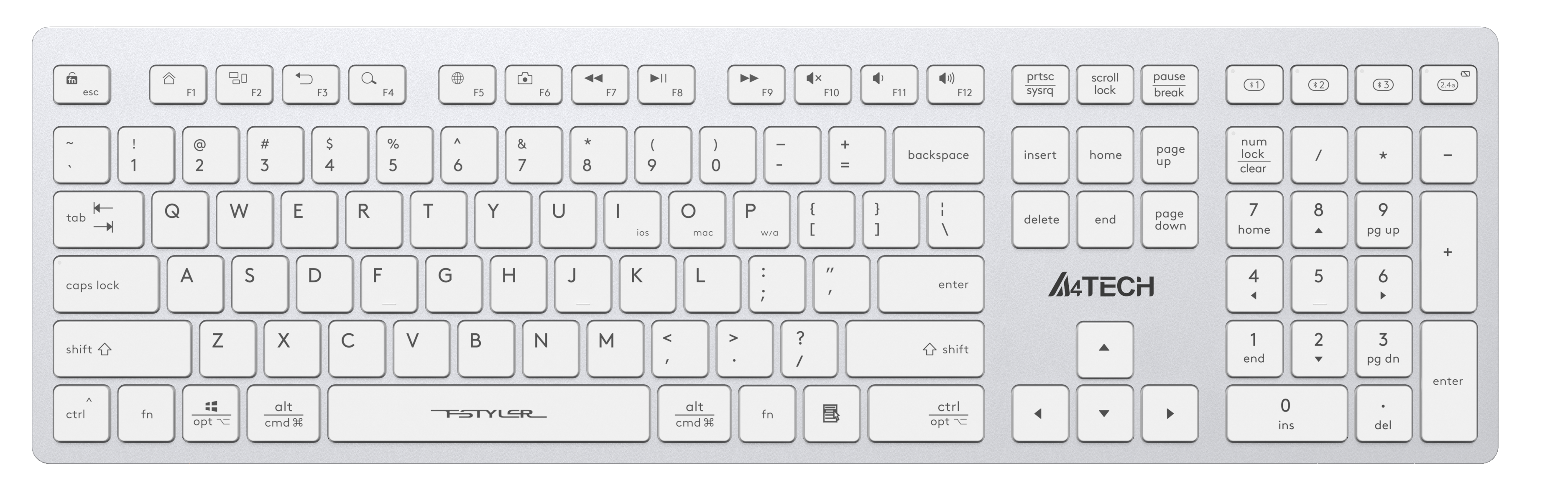FBX50C Bluetooth & 2.4G Wireless KB