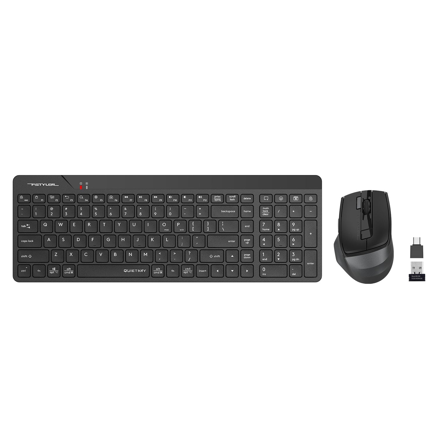 FG2400 Air2 2.4G Wireless QuietKey Combo Set