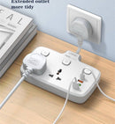 Ldnio 2 AC Outlets Portable Electrical Extension Socket