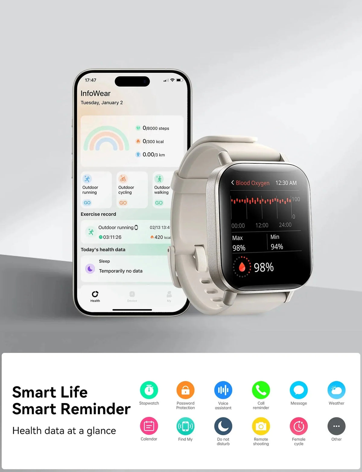 Joyroom Fit-life Series JR-FT3S Smart Watch (Answer/Make Call)