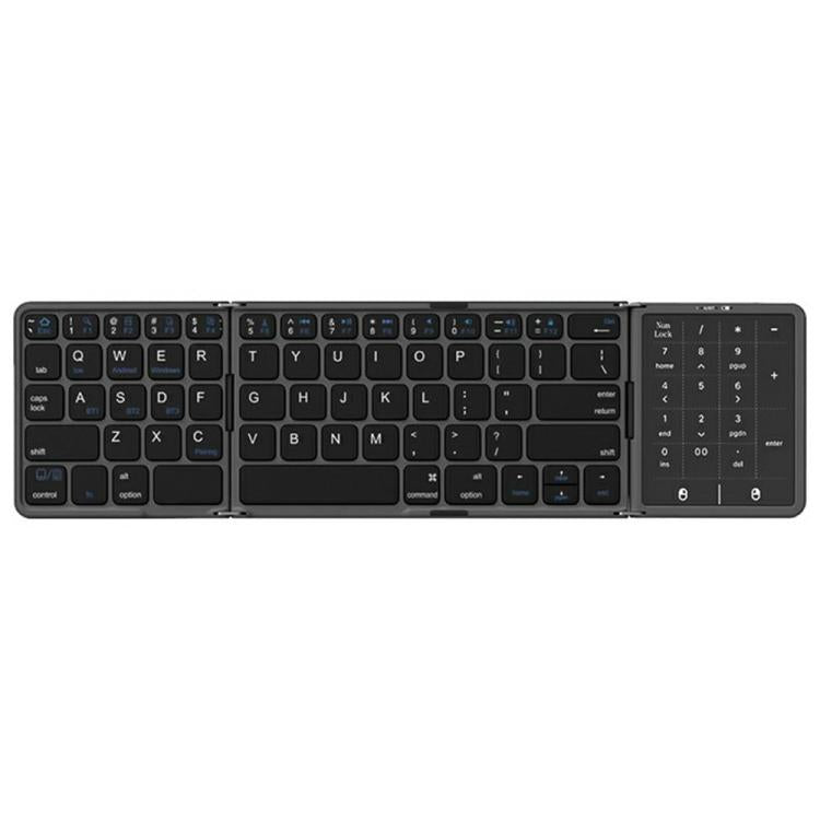 Compro™ KeyFold Foldable Bluetooth Keyboard with Touchpad