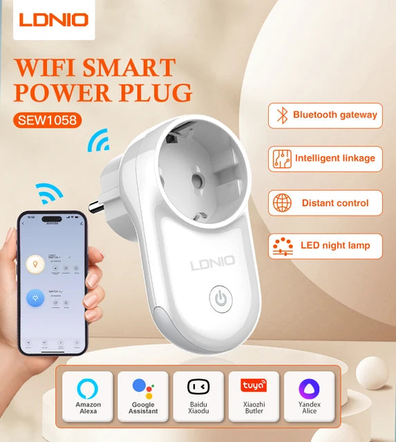 Ldnio Wi-Fi Smart Power Socket SEW1058