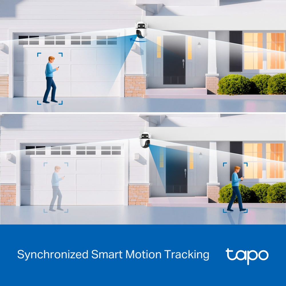Tapo C545D Outdoor Dual Lens Pan/Tilt Security Camera