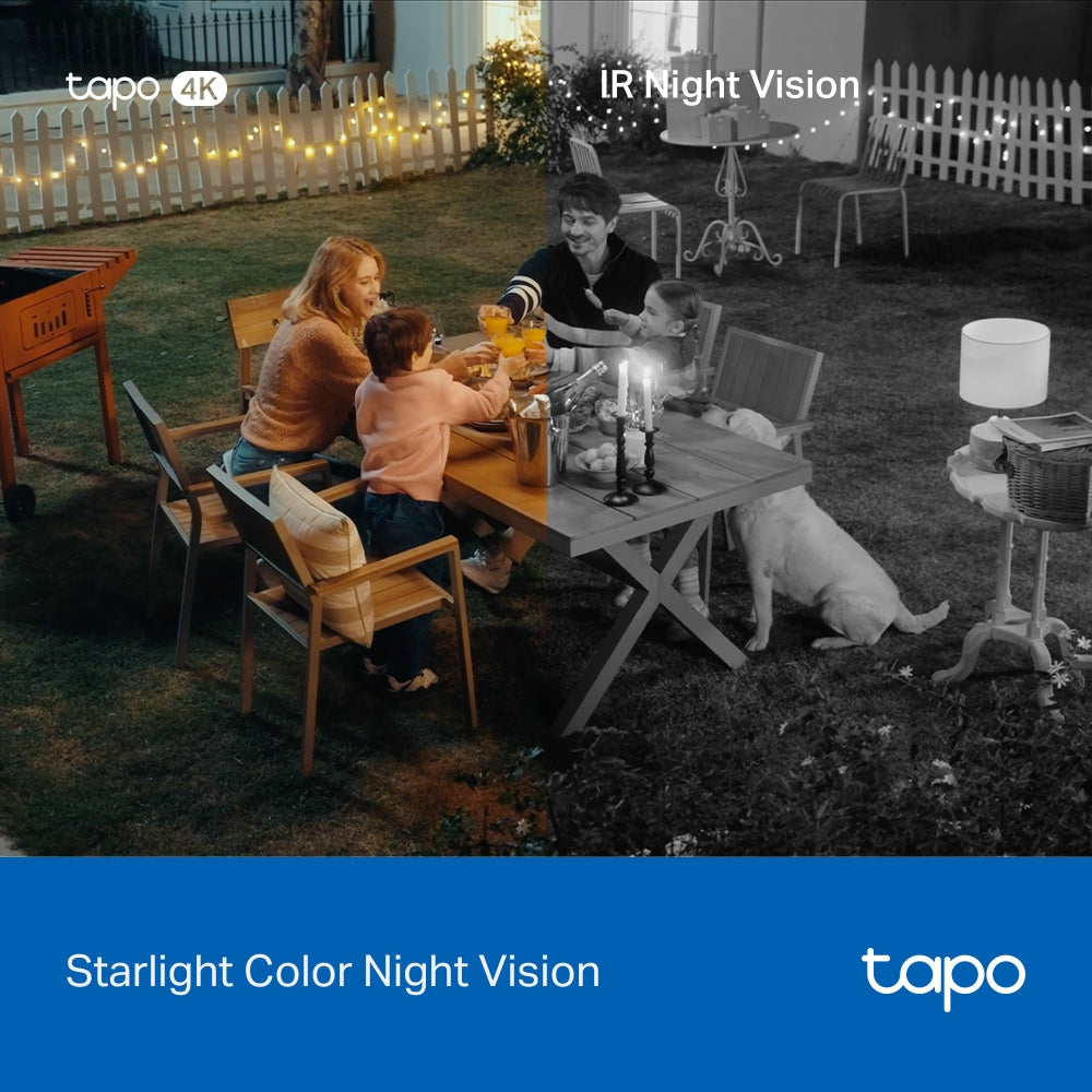 Tapo C660 KIT Solar-Powered Pan/Tilt Security Camera Kit