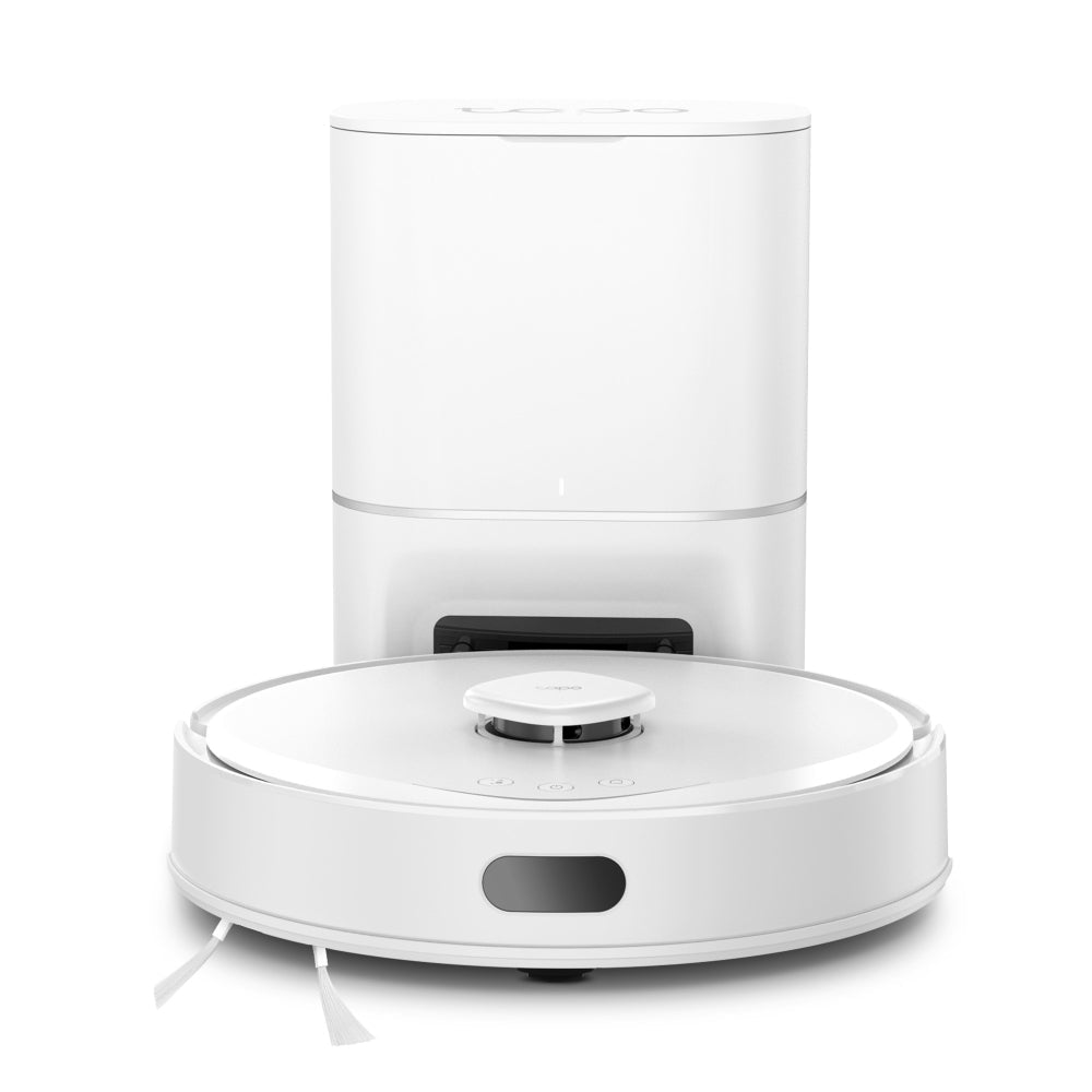 Tapo RV30 Max Plus White 5300Pa Hyper Suction Robot Vacuum & Mop + Smart Auto-Empty Dock