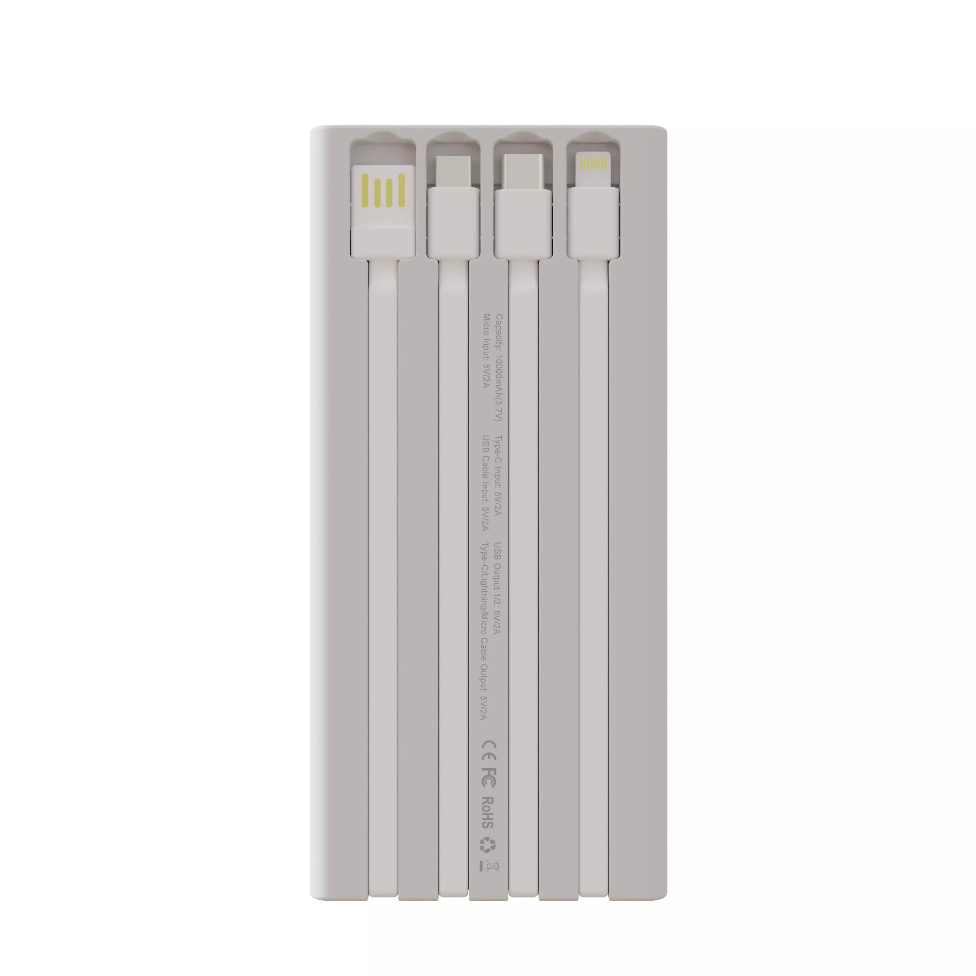 Boost Voltron 10,000 Mah Power Bank - Pearl White