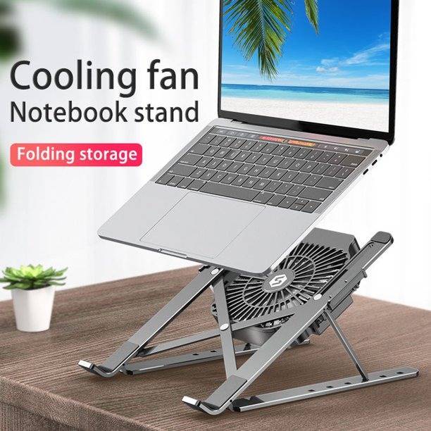 Compro™ Foldable Portable Laptop Stand with Cooling Fan