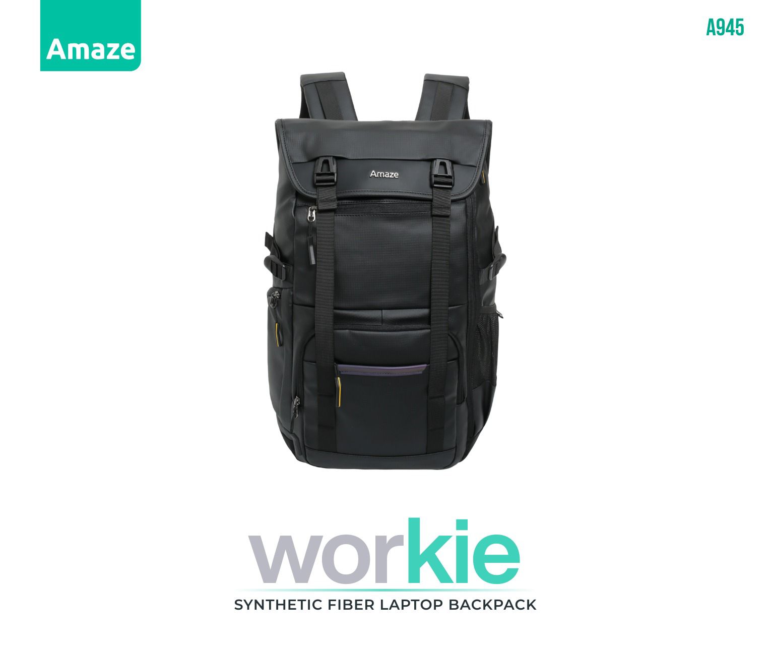 Amaze Premium Synthetic Fibre Backpack| A945