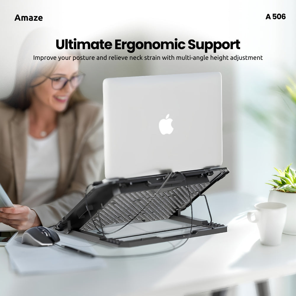 6 Fan Laptop Cooling Pad | A-506