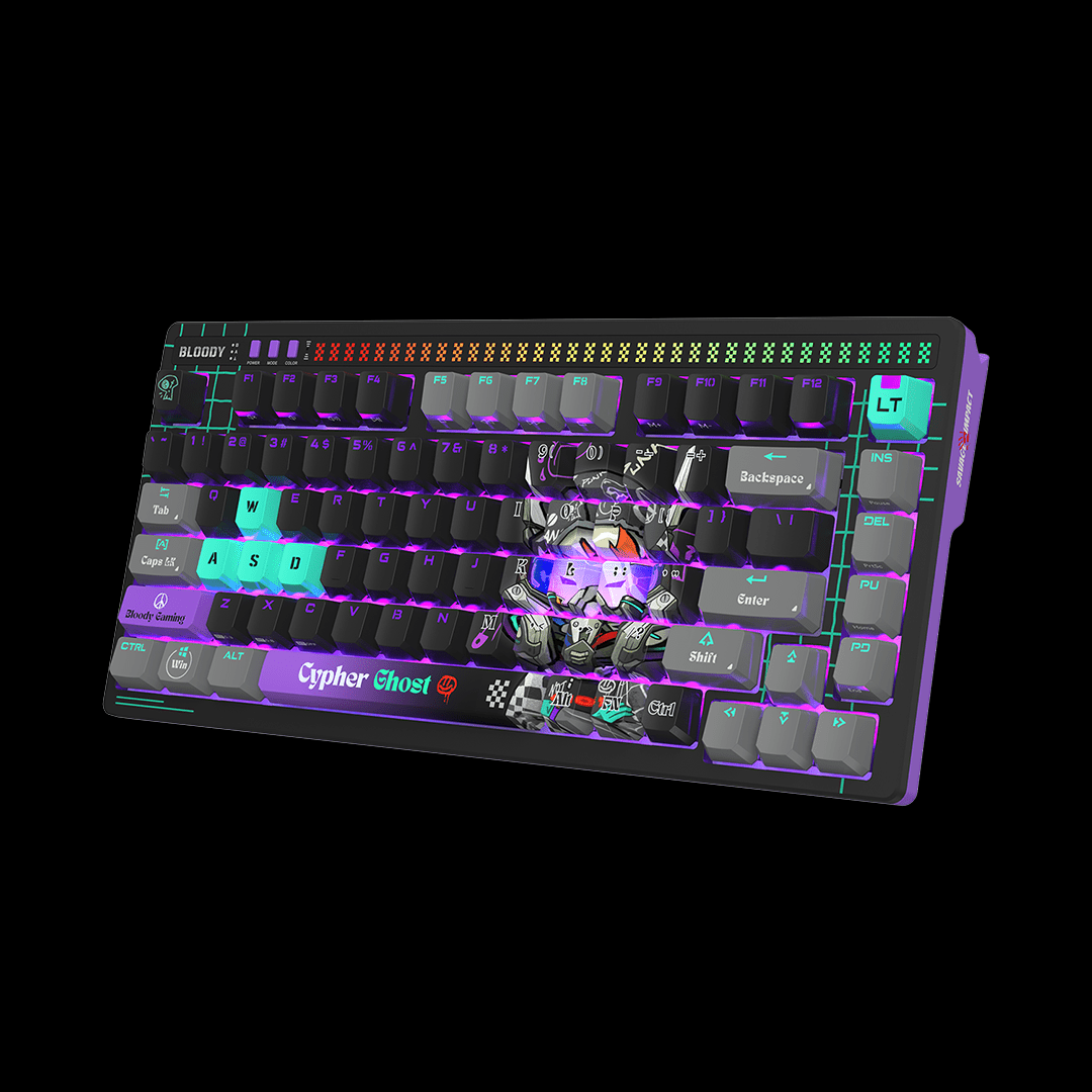 AT75 Alpha Optical Switch Mechanical Keyboard - Cypher Ghost