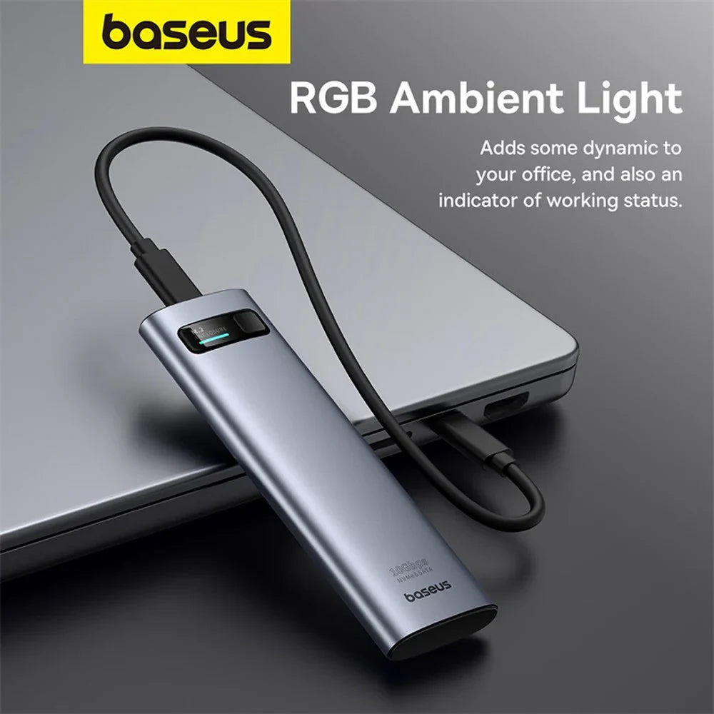 Baseus FlyJoy Series SSD Enclosure(M.2 NVMe and SATA)