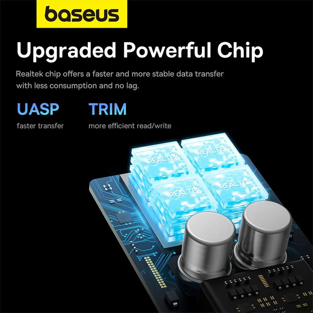 Baseus FlyJoy Series SSD Enclosure(M.2 NVMe and SATA)