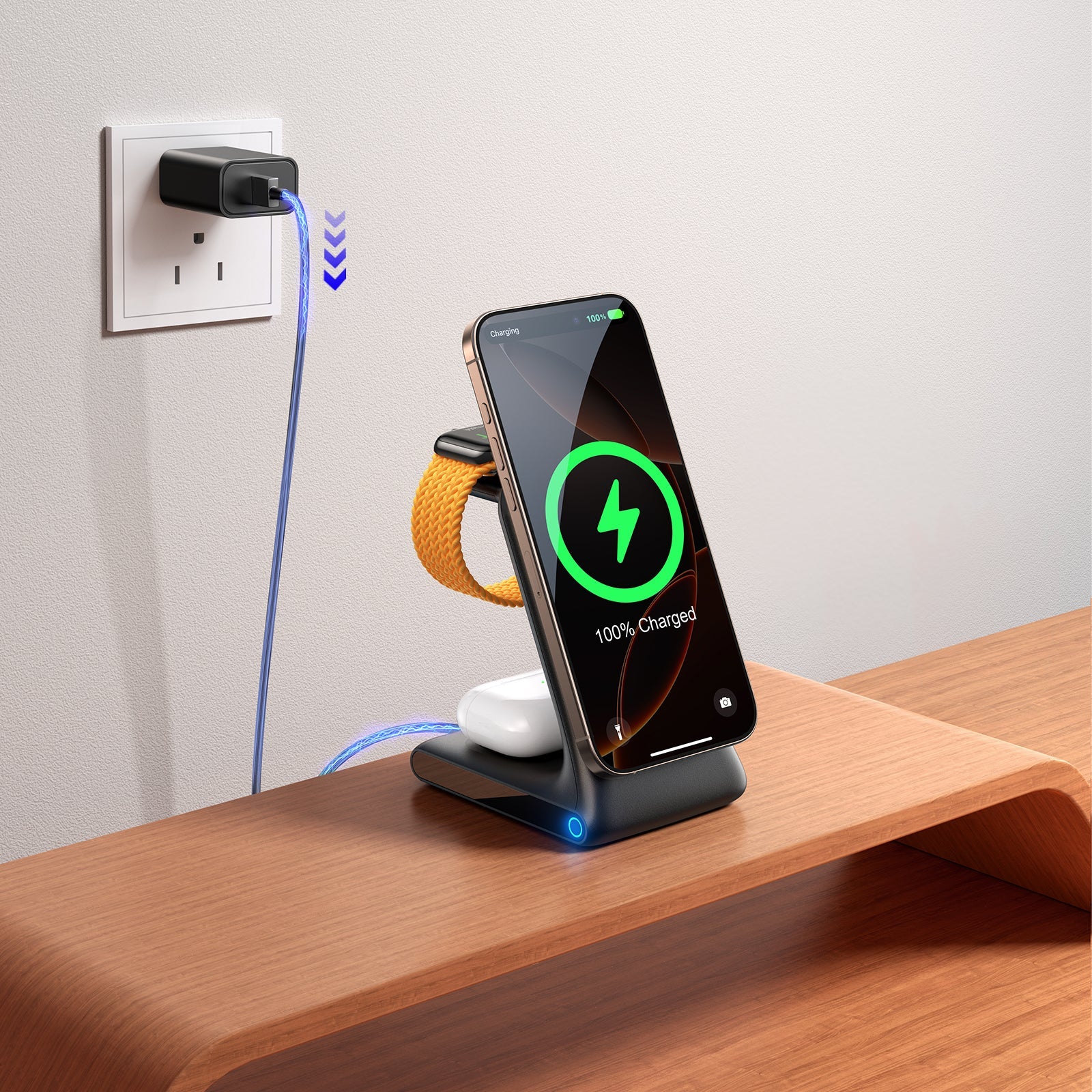 JOYROOM JR-W15 3-in-1 Wireless Charging Station
