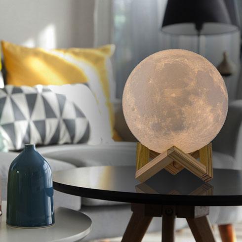 Compro™ New 3D LED Moon Lamp with FREE Wooden Stand