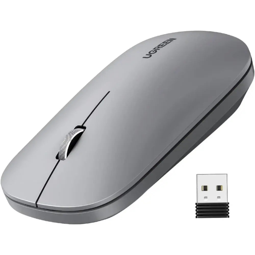UGREEN 90373 PORTABLE WIRELESS MOUSE ( GRAY )