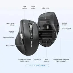 UGREEN 45792 MULTI MODE WIRELESS MOUSE