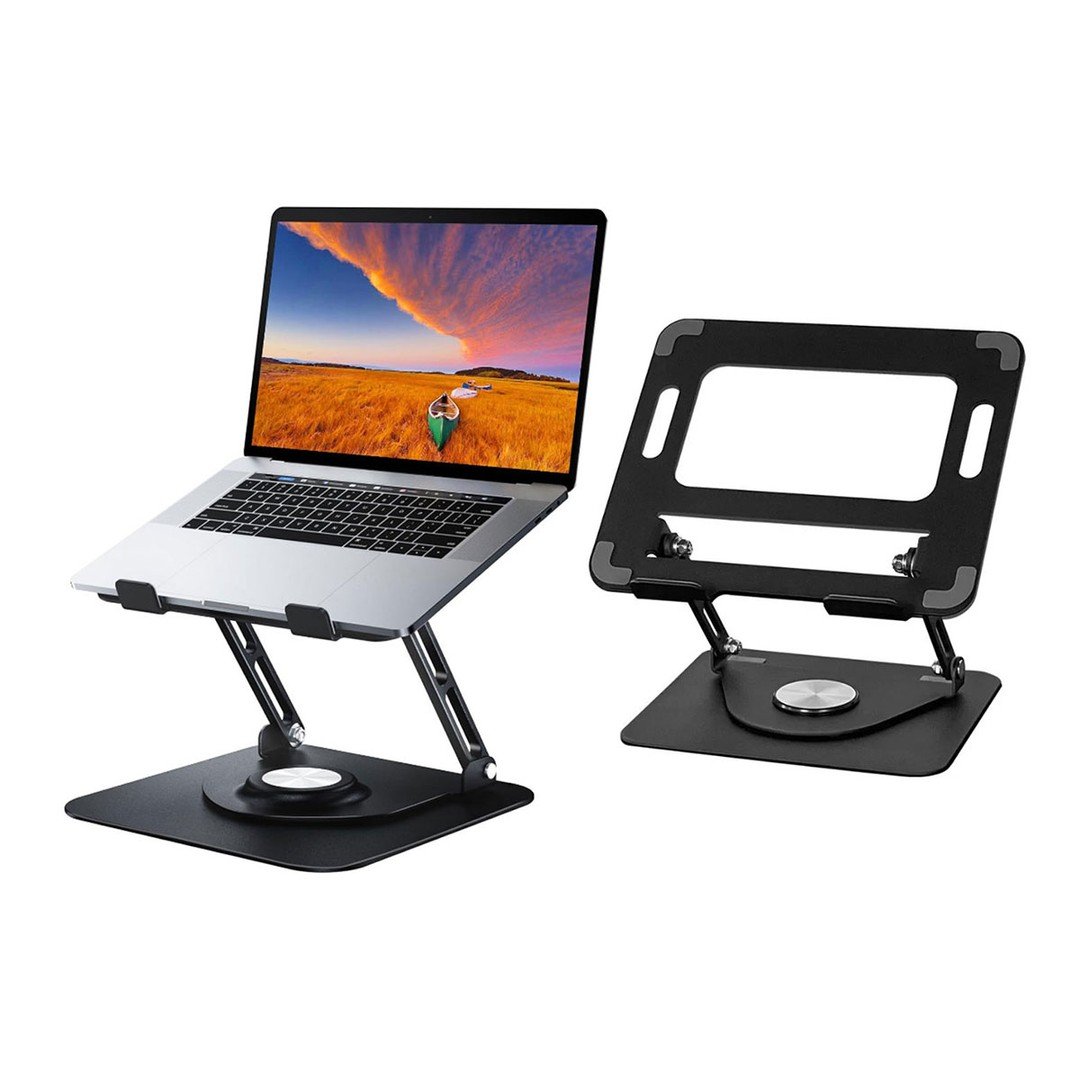 Compro™ Adjustable Aluminum Laptop Stand with 360° Rotating Base
