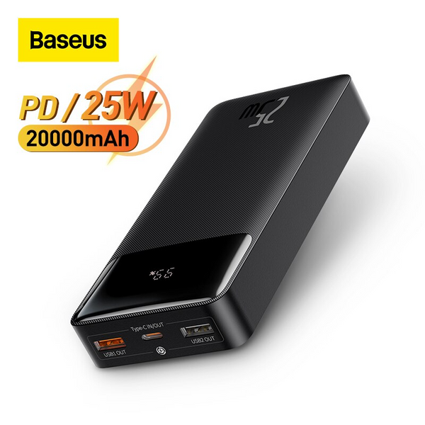 Baseus Bipow Digital Display Fast charge Power bank 20000mAh 25W