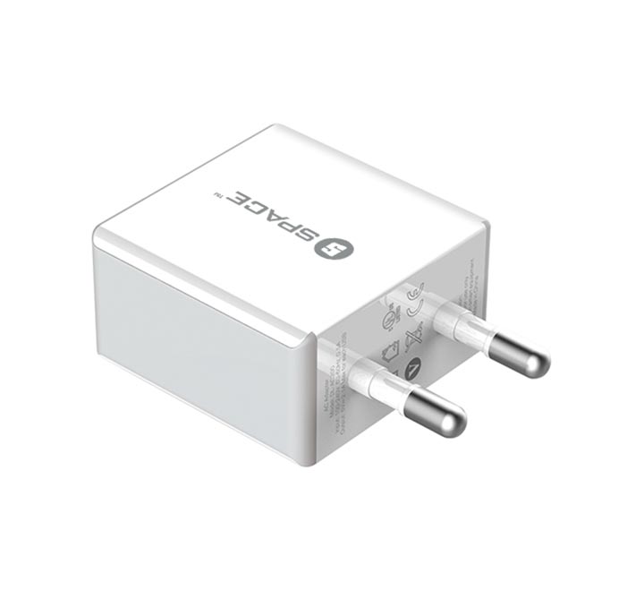 Dual Port USB 2.4A Wall Charger (w Micro USB Cable)