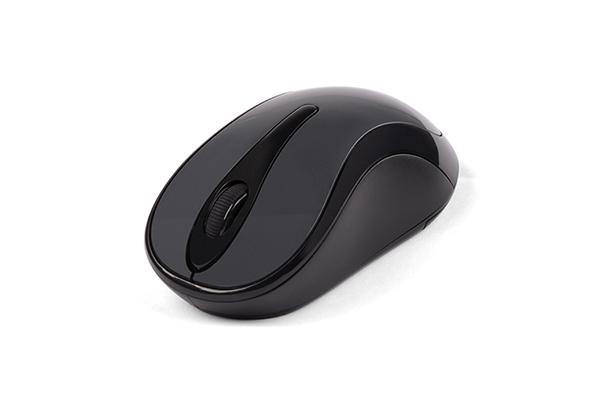 G3-280N 2.4G Optical Wireless Mouse | Black+Red & Glossy Grey - A4TECH - Compro System