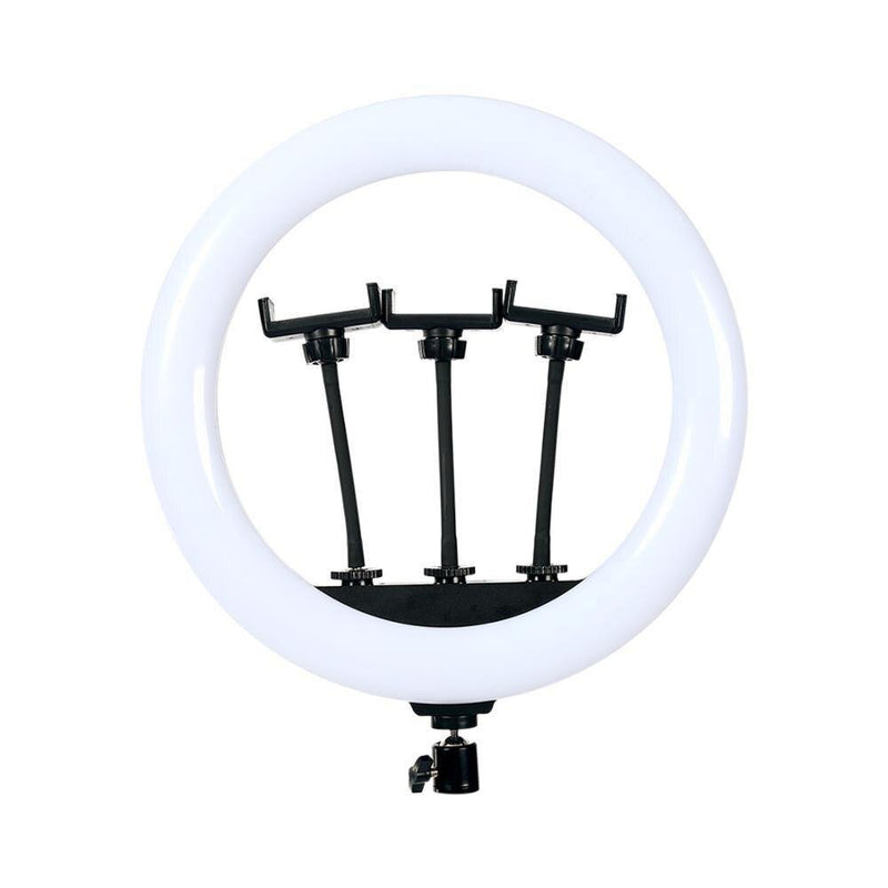 18 inch ring light with wireless remote and 3 phone holders (Jmary FM-18R) - Jmary - Compro System