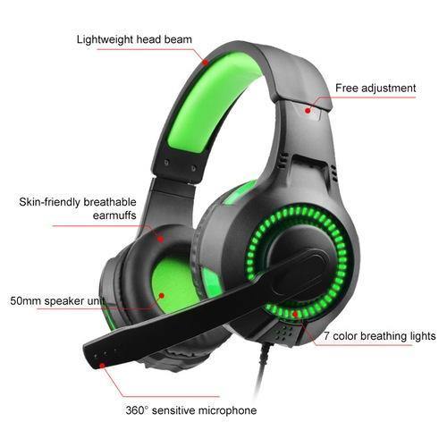 Karler KR-GM402Gaming Headset with RGB Light - KARLER - Compro System