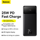 Baseus Bipow Digital Display Fast charge Power bank  20000mAh 25W Black