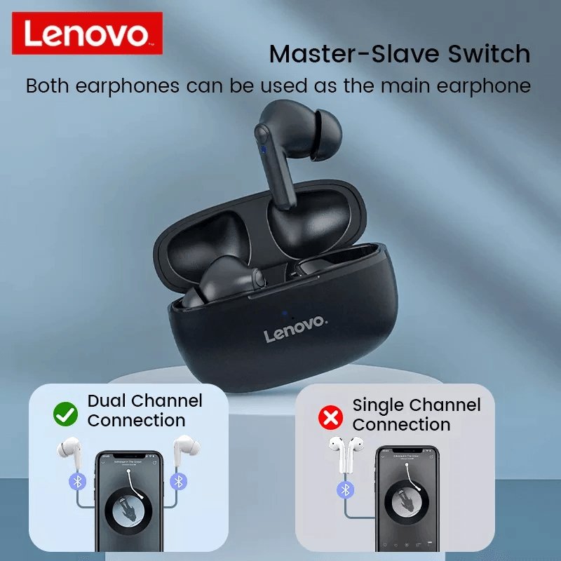 Lenovo HT05 Wireless Bluetooth Earbuds - Lenovo - Compro System